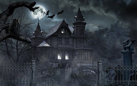 Live Halloween For High Quality Beautiful Gothic Horror Hd Wallpaper