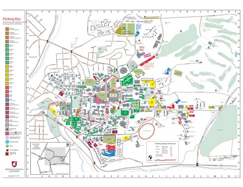 Wsu Map Of Campus Tourist Map Of English