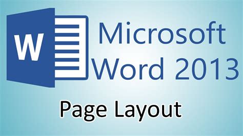 Microsoft Word Page Layouts Threelop