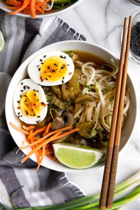 Featuring easy chicken, pork and vegan options along with healthy versions of the classic noodle soup. Easy Vegetarian Ramen - Food and Flair | Vegetarian ramen ...