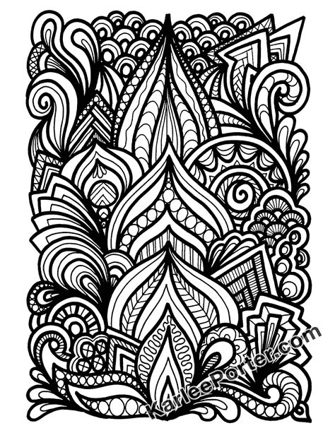 Great for some zen downtime! Graffiti Quilting Coloring Book - Downloadable - Karlee Porter
