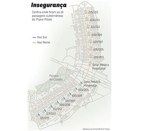 Mapa Do Plano Piloto
