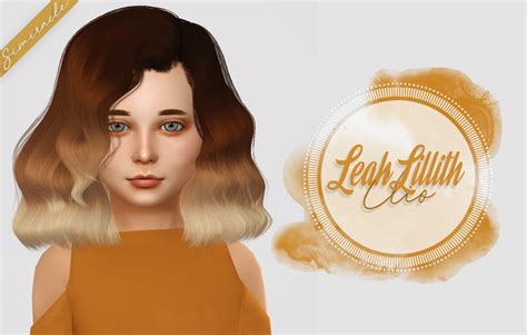 Simiracle Leahlilliths Shock Hair Retextured Sims 4 H