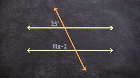 Applying The Relationship Of Corresponding Angles To Find The Value Of