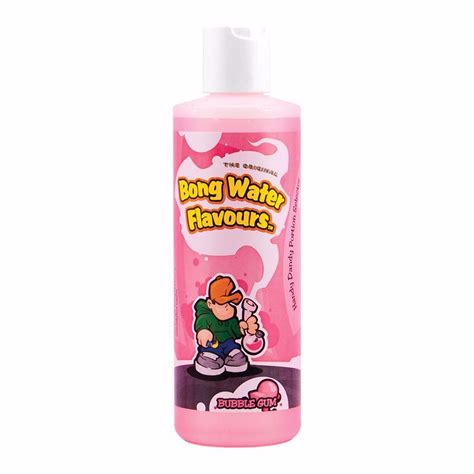 Bong Water Bubble Gum Flavor 8 Oz Rolling Ace