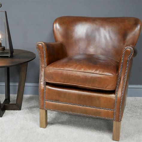 Soft Brown Leather Armchairs And Chairsreal Leather Candle And Blue