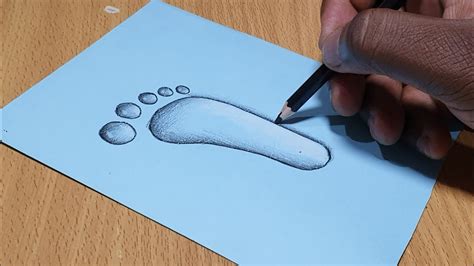 How To Draw A Footstep Easier How To Draw Footsteps Easy Drawing