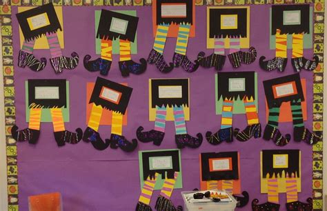 Witchy Poo Witch Shoes October Bulletin Board 12 Halloween Bulletin