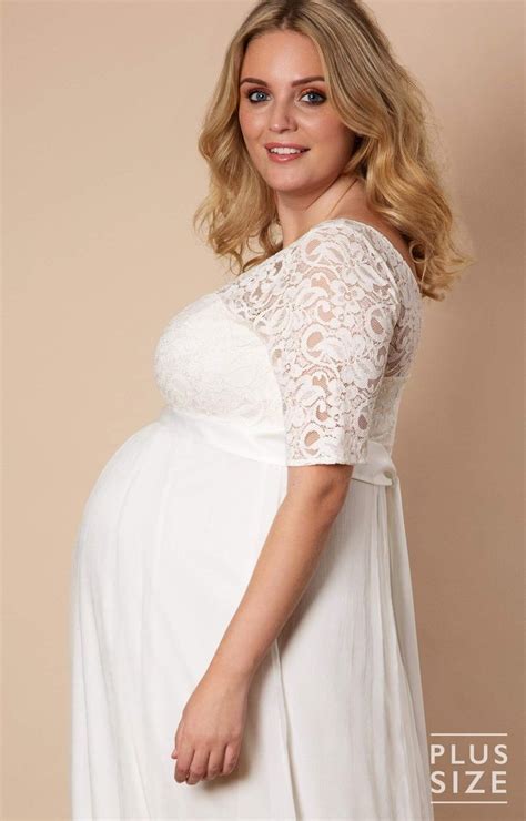 Alaska Plus Size Maternity Silk Chiffon Wedding Gown Maternity Wedding Dresses Evening Wear