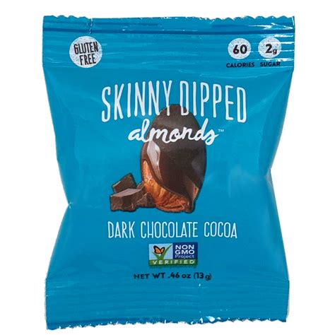 Wholesale Skinny Dipped Almonds Dark Chocolate Cocoa 046 Oz