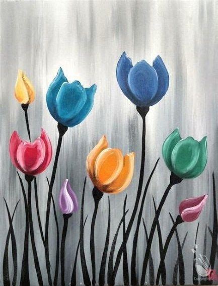 46 Ideas For Painting Flower Kids Flower Art Painting Simple Acrylic