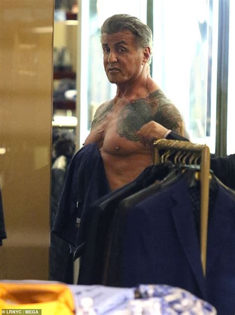 Sylvester Stallone 73 Reveals His Knockout Body As He Strips Off To