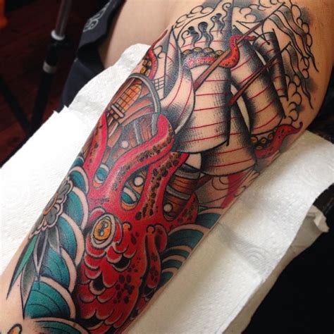 Kraken were legendary sea monsters that may have been based on sightings of giant squids. 15 Amazing Kraken Tattoo Designs