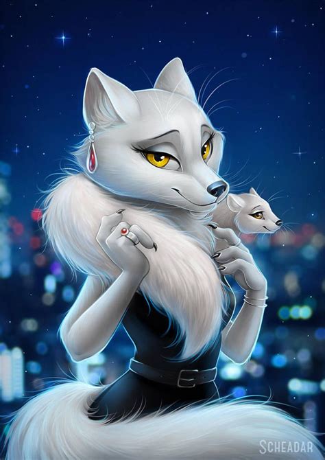 Beautiful Lady By Scheadar With Images Anime Furry Furry Art