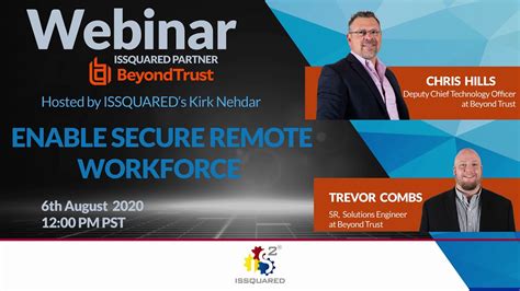 Webinar Promo How To Enable And Secure Your Remote Workforce Youtube