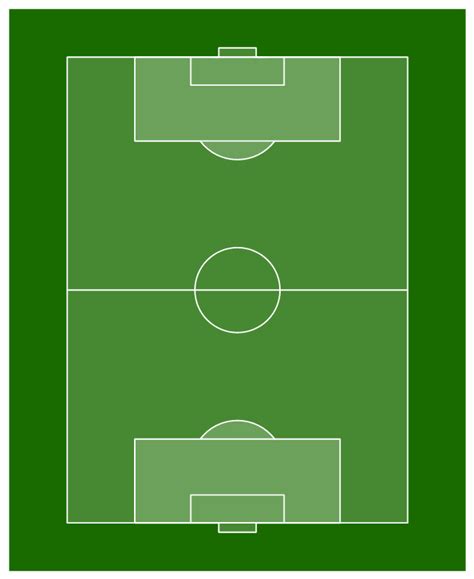 Choose from 360+ football field graphic resources and download in the form of png, eps, ai or psd. Soccer (Football) Field Templates | How to Make Soccer Position Diagram | Design a Soccer ...