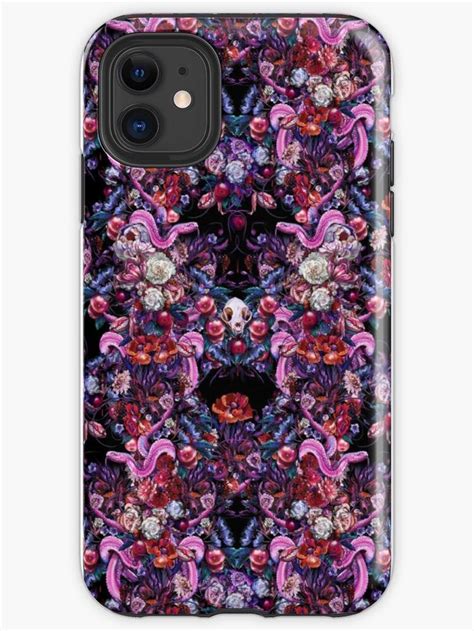 Snakes And Skulls Bubblegum Gothic Iphone Case And Cover By Liis Roden
