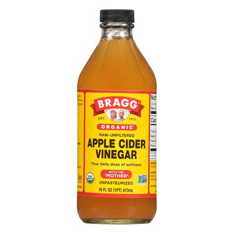Bragg Organic Apple Cider Vinegar With The Mother Shop Vinegar And Cooking Wine At H E B