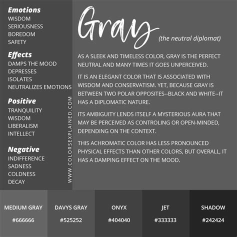 Grey Color Meaning And Symbolism The Astrology Web Rezfoods Resep