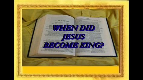 1 What Does The Bible Really Teach Did Jesus Become King In 1914