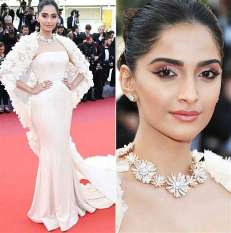 Sonam Kapoor In Cannes 2016 Backless Dress Formal Formal Dresses Long