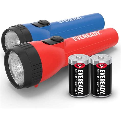 Eveready General Purpose Led Flashlight 2 Pack Evel152s The Home Depot