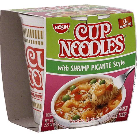 Nissin® The Original Cup Noodles® Hot And Spicy Shrimp Flavor Ramen Noodle Soup 2 25 Oz Cup