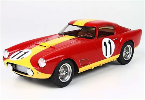 Ferrari 250 gt low roof berlinetta by boano. Ferrari 250 TDF s/n 1321 GT Car #11 24h Le Mans 1959 - Die-cast model - BBR BBR1836