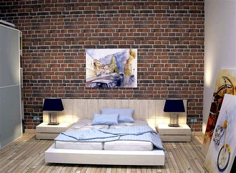 Bedroom Wexposed Brick Wall Bedroom Design Home Bedroom
