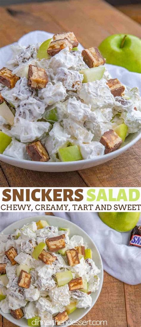 Snickers apple pudding salad gets more rave reviews than any other salad on our site. Snickers Salad made with vanilla pudding, Cool whip and ...