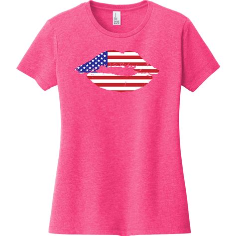 american flag lips t shirt for women u s custom tees t shirts for women custom tees lip t