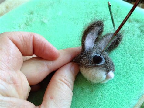 Claudia Marie Felt How To Make A Needle Felted Bunny And Giveaway