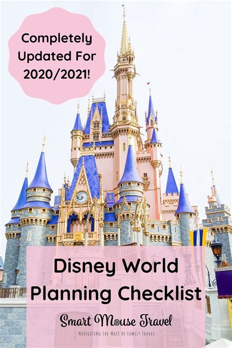 Disney World Planning Timeline And Checklist Completely Updated For