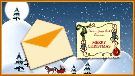 Send free ecards to your friends and family quickly and easily on crosscards.com. A Jingle Bell Christmas Animated Musical Free eCard - YouTube