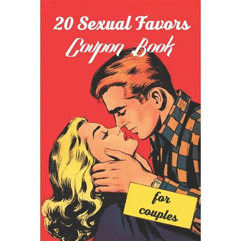 20 Sexual Favors Coupon Book For Couples Vintage Colored Comic Illustrations Included Fun