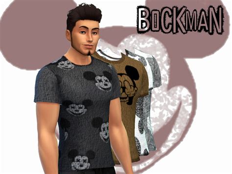 The Sims Resource Mickey Print Male Set