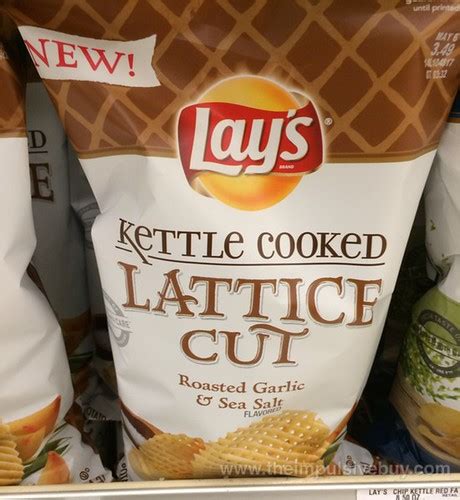 Spotted On Shelves Lays Kettle Cooked Lattice Cut Potato Chips The