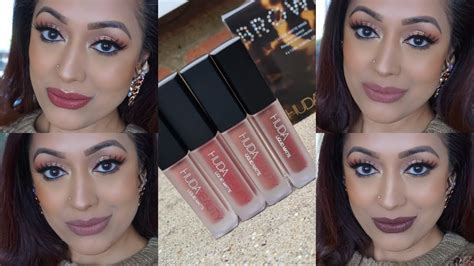 Review New Huda Beauty Brown Obsessions Liquid Matte Minis Youtube