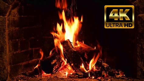 🔥 The Best 4k Relaxing Fireplace With Crackling Fire Sounds 3 Hours No
