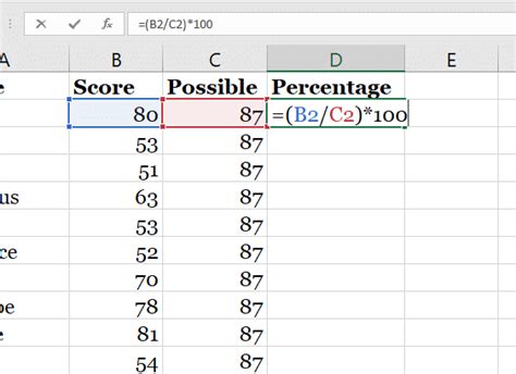 To calculate the first percentage change, enter this percent change formula in c5 : How To Calculate Percentages In Excel: The Exact Formulas You Need