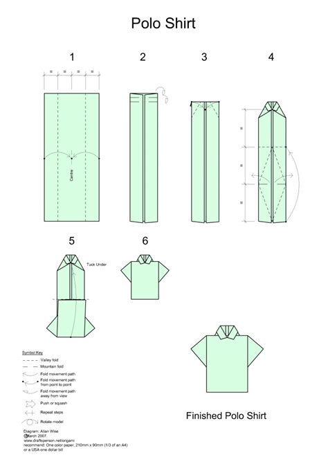 Polo Shirt Origami By Al