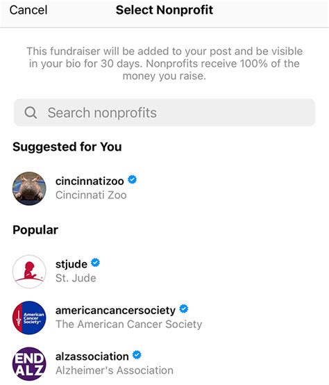 Instagram How To Add A Fundraiser To Your Post