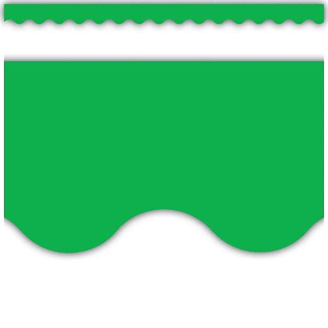 Teacher Created Resources Green Scalloped Border Trim Beyond The