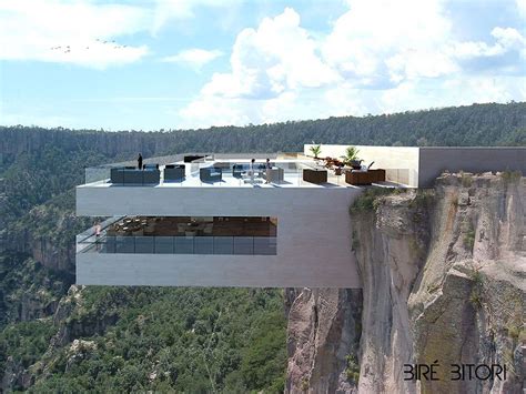 On The Edge A Cantilevered Restaurant Overhangs Mexicos Copper Canyon