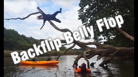 Painful Backflip Belly Flop Youtube