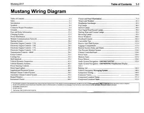 Ford Mustang Wiring Diagram Manual Original