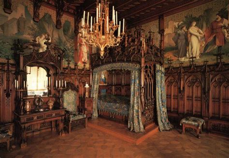 Neuschwanstein Castle - King Ludwig's bedroom | Germany | Pinterest