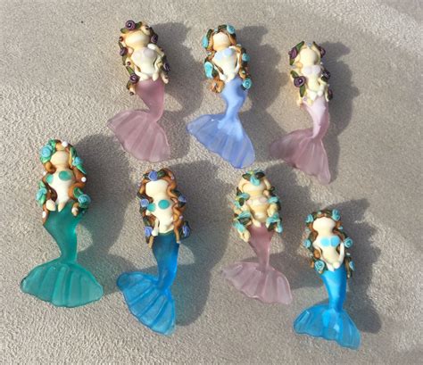 Mermaids Lampwork Beads By Elaine Green Gigglingrizzly Net Facebook