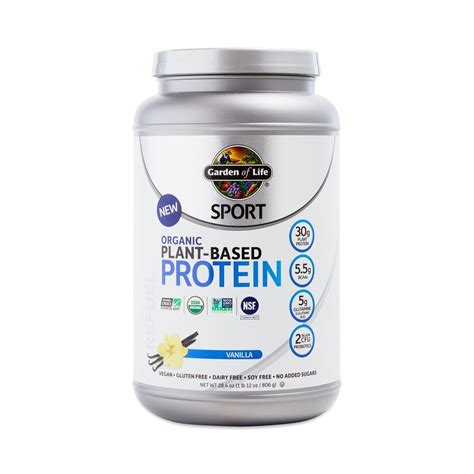Of equal importance is their quest to since their inception, garden of life has been committed to protecting the environment and seeking out best practices to achieve that goal. SPORT Organic Plant-Based Protein, Vanilla | Plant based ...