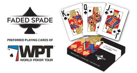 100% plastic poker playing cards for poker players & poker rooms. 25% Off at FadedSpade.com Now Until Monday, December 11 ...